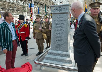 Manchester Piccadilly 040516 Memorial Unveiling