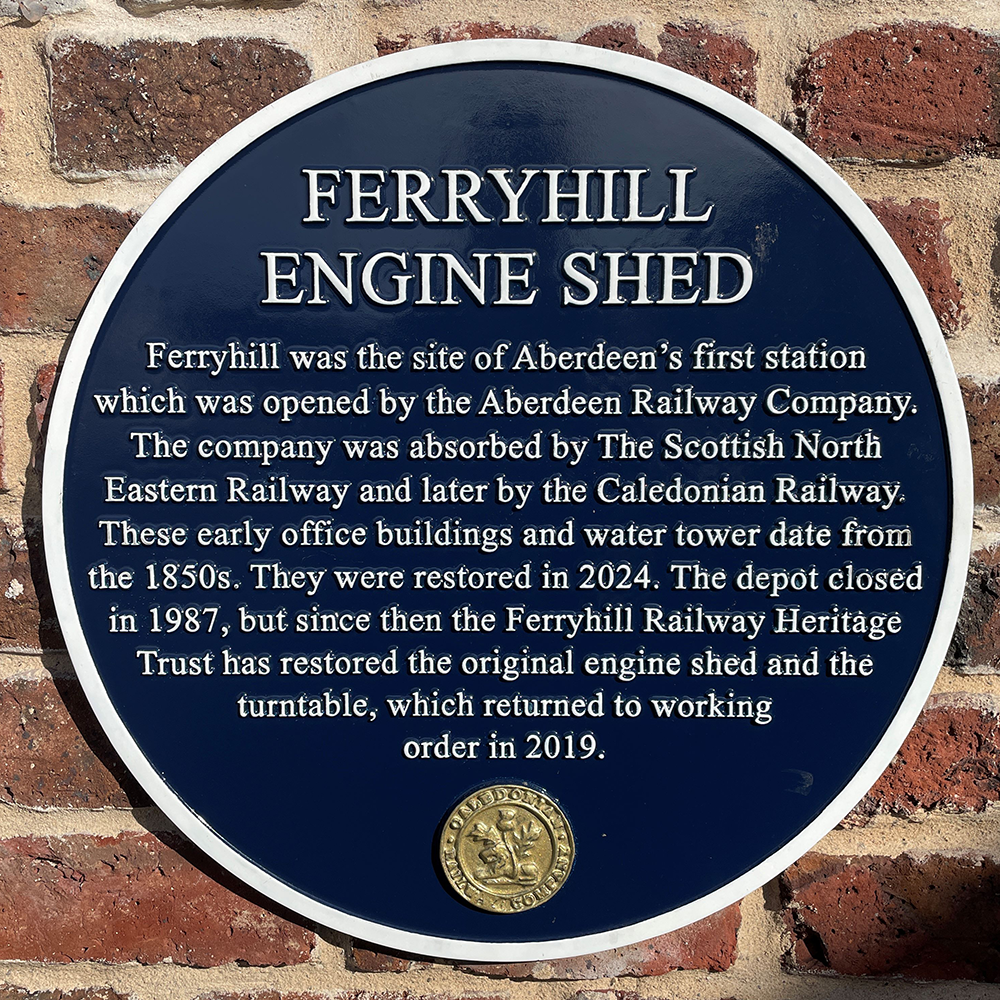 The RHT plaque at Aberdeen Ferryhill was unveiled on 16 March 2025 by RHT Executive Director Tim Hedley-Jones